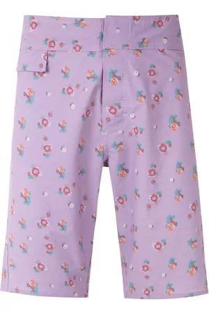 AMIR SLAMA Bañador con estampado floral