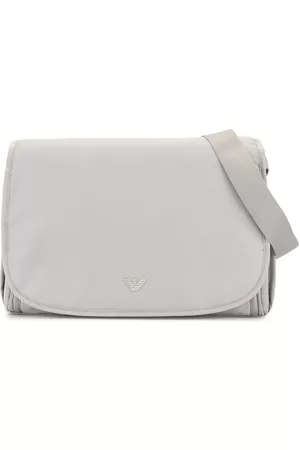 Emporio Armani Bolso cambiador con placa del logo