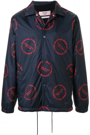 MARTINE ROSE Chaqueta bomber con logo estampado