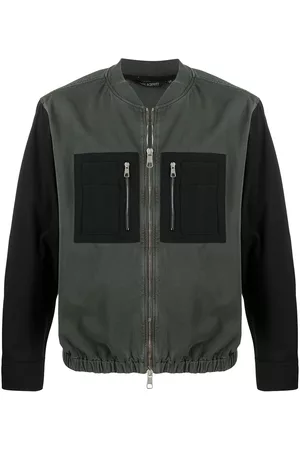 Neil Barrett Chaqueta bomber con bolsillos en contraste