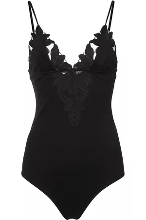 Neck bodysuit de Camisetas y tops para Mujer en color negro