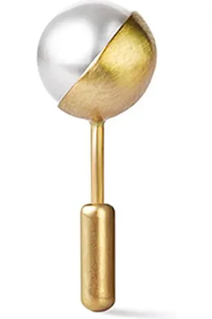 SHIHARA Half Pearl Earring 45°
