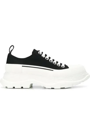 Alexander McQueen Zapatillas bajas con plataforma plana