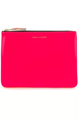 Comme des Garçons Cartera con diseño colour block y cremallera