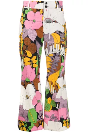La DoubleJ Pantalones Hendrix con motivo floral
