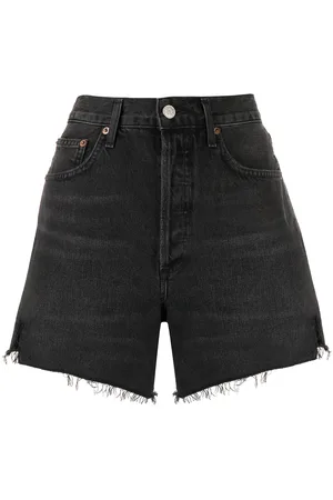 AGOLDE Pantalones vaqueros cortos deshilachados
