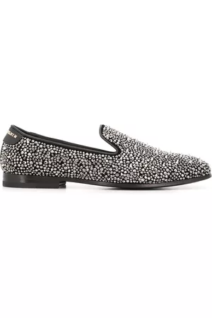 Philipp Plein Mocasines con apliques de strass