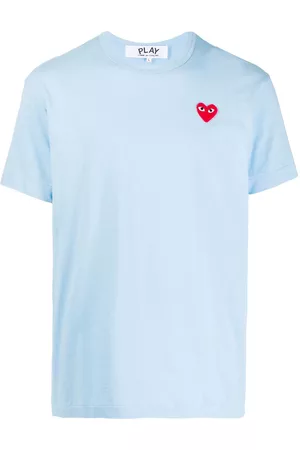 Comme des Garçons Camiseta con corazón del logo bordado