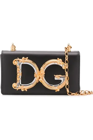 Dolce & Gabbana Bandolera con placa del logo