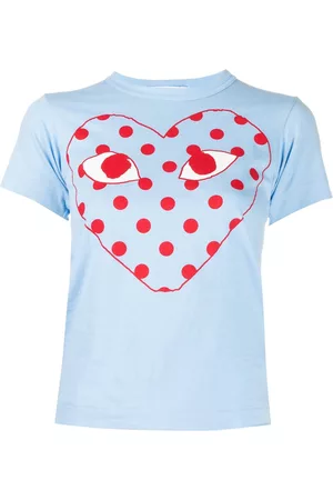 Comme des Garçons Camiseta con logo estampado