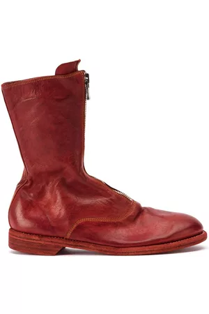 GUIDI Botines con cremallera