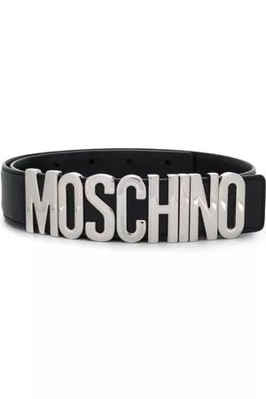 Moschino Cinturón con placa del logo