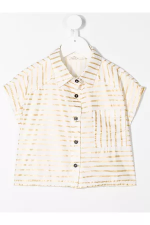 Le pandorine Camisa corta con estampado de rayas