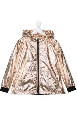 Le pandorine Chaqueta metalizada con capucha