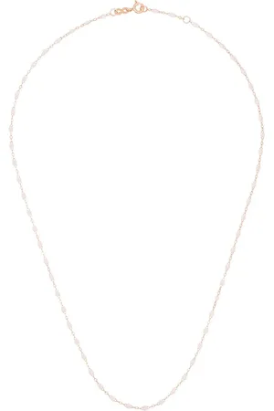 GIGI CLOZEAU Collar de cadena con cuentas en oro de 18 kt