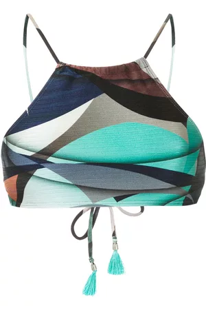 Lygia & Nanny Top de bikini Ilana estampado