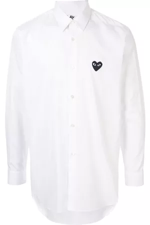 Comme des Garçons Camisa con logo bordado