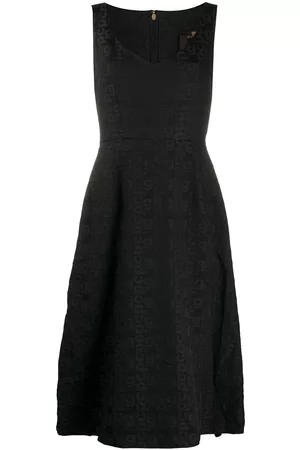 Comme des Garçons Vestido midi con monograma