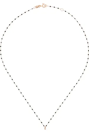 GIGI CLOZEAU Collar en oro de 18kt con cuentas y diamante