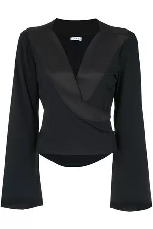AMIR SLAMA Wrap style blouse
