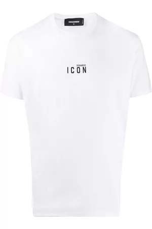Dsquared2 Camiseta de corte recto con estampado Icon