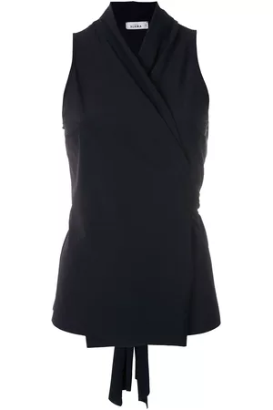 AMIR SLAMA Blusa cruzada con lazo