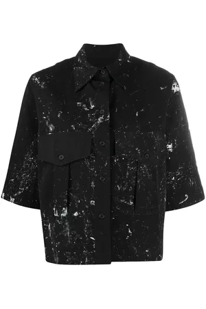 SONG FOR THE MUTE Camisa con efecto de salpicadura de pintura