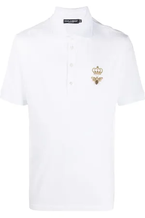 Dolce & Gabbana Polo con emblema bordado