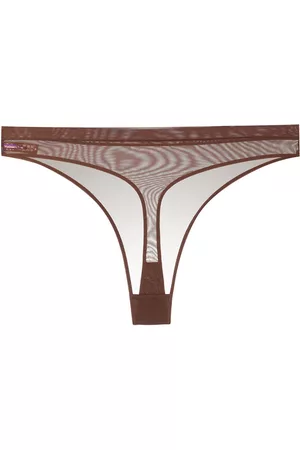 MAISON CLOSE Tanga de malla
