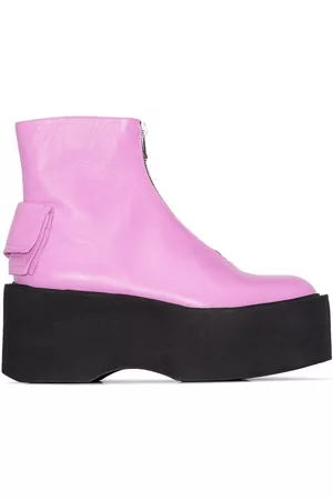 Natasha Zinko Botas con plataforma y cremallera