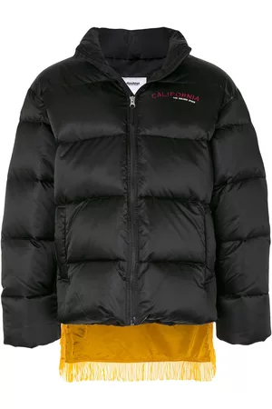 DOUBLET Abrigo acolchado con flecos