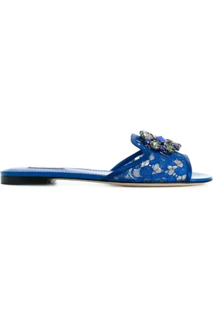 Dolce & Gabbana Sandalias con detalle Bianca