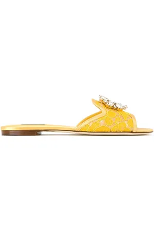 Dolce & Gabbana Sandalias con encaje y cristales