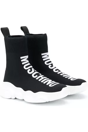 Moschino Zapatillas estilo calcetín con logo