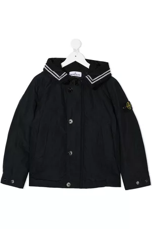 Stone Island Chaqueta con capucha y parche del logo