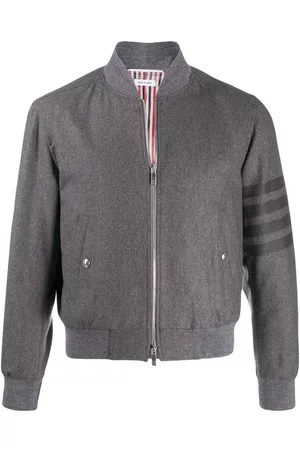 Thom Browne Cazadora con motivo 4-Bar