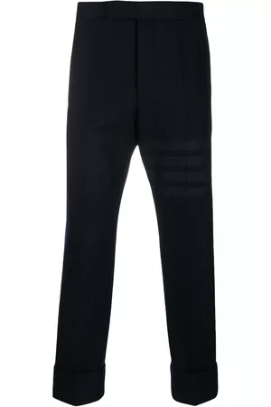 Thom Browne Pantalones de franela con motivo 4-Bar