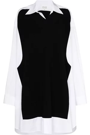 Maison Margiela Vestido camisero Spliced