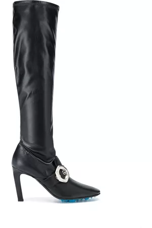 OFF-WHITE Botas altas con detalle de hebilla