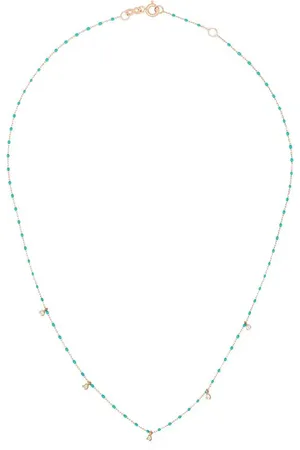 GIGI CLOZEAU Collar en oro rosa de 18kt con detalles de diamantes
