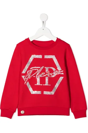 Philipp Plein Sudadera con cuello redondo y detalles