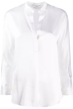 Vince Blusa holgada con cuello abierto