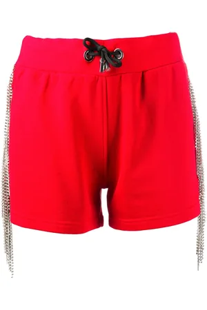 Philipp Plein Pantalones cortos de deporte con apliques de cristal