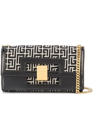 Balmain Bolso de hombro 1945 Heritage mediano en jacquard