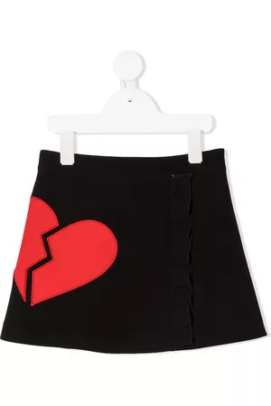 Msgm Minifalda con motivo de corazón roto