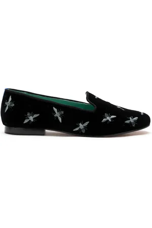 Blue Bird Mocasines con abeja bordada