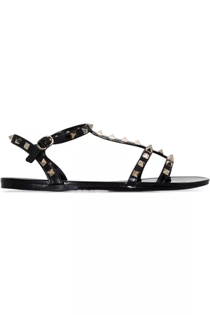 VALENTINO GARAVANI Sandalias Rockstud planas