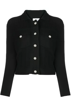 Barrie Cárdigan oversize con paneles de canalé