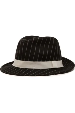 Dolce & Gabbana Sombrero fedora a rayas diplomáticas