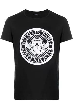 Balmain Camiseta con motivo de moneda